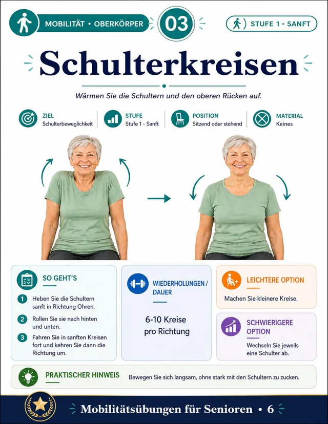 Seite aus dem Aktivitäts-Kit für Senioren