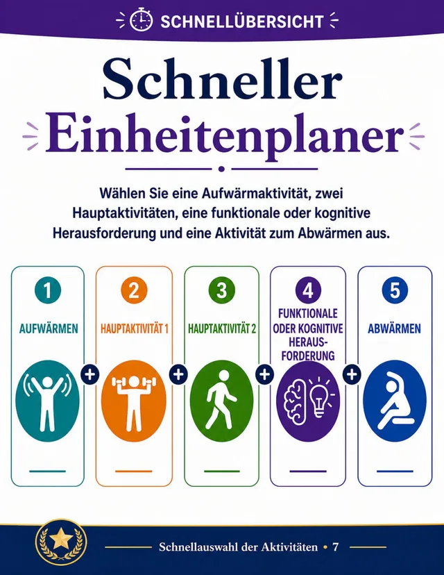 Seite aus dem Aktivitäts-Kit für Senioren